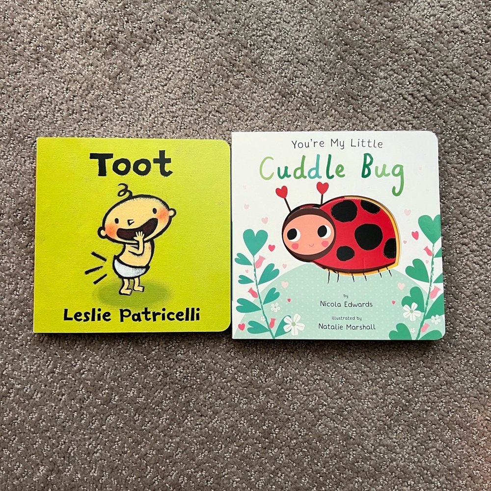 Children’s Board Books- Toot & Cuddle Bug - New